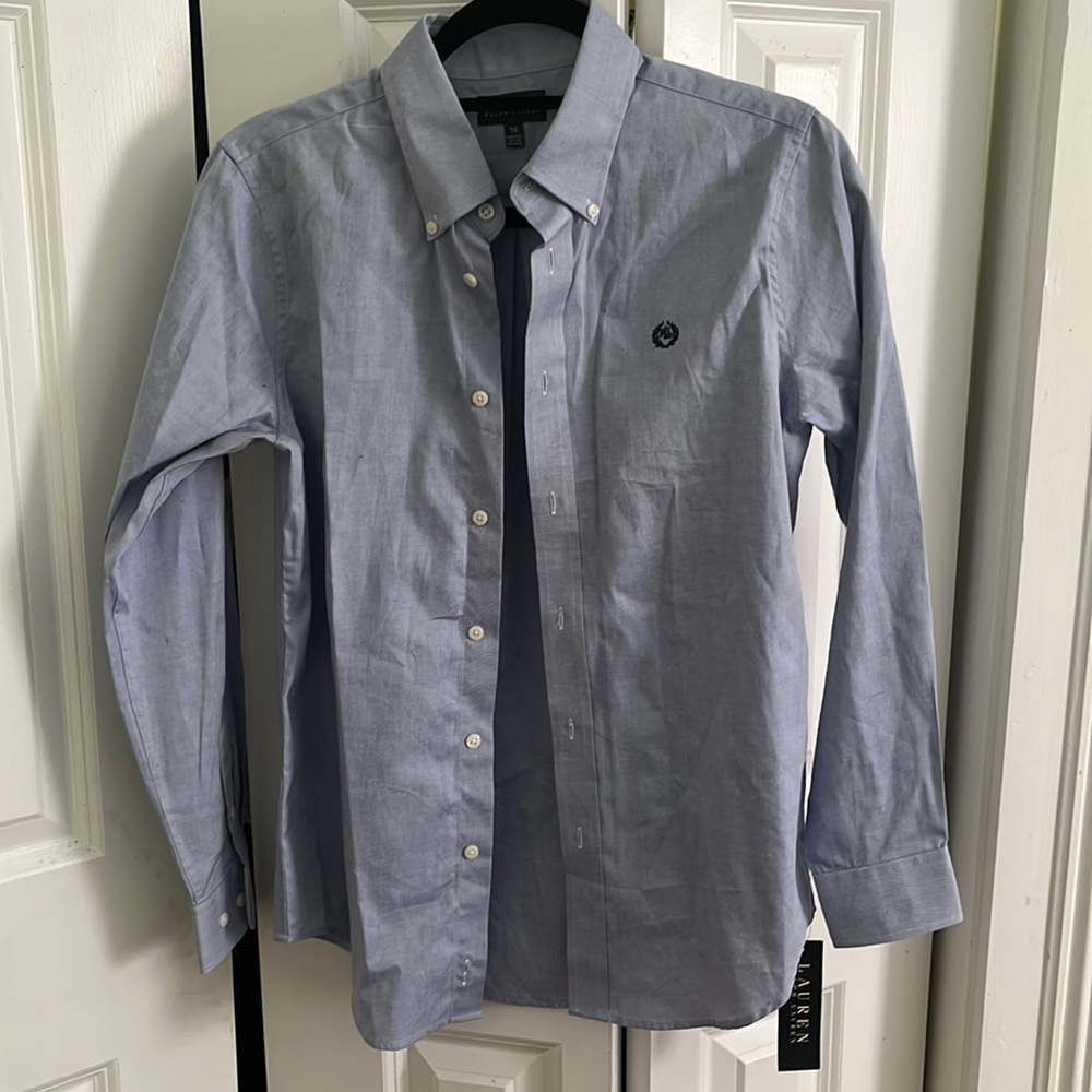 Ralph Lauren boys size 16 shirt. Never worn.  Tags still in place.